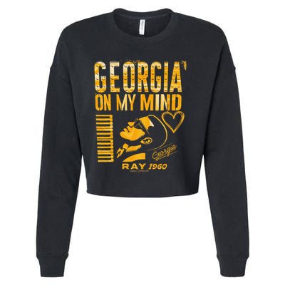 Georgia On My Mind Cropped Pullover Crew