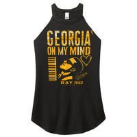 Georgia On My Mind Women's Perfect Tri Rocker Tank