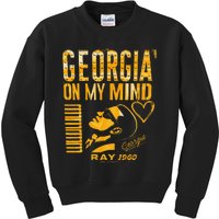 Georgia On My Mind Kids Sweatshirt