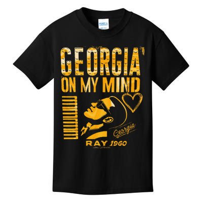 Georgia On My Mind Kids T-Shirt