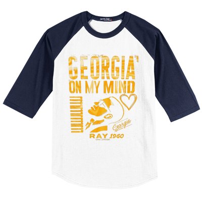 Georgia On My Mind Baseball Sleeve Shirt