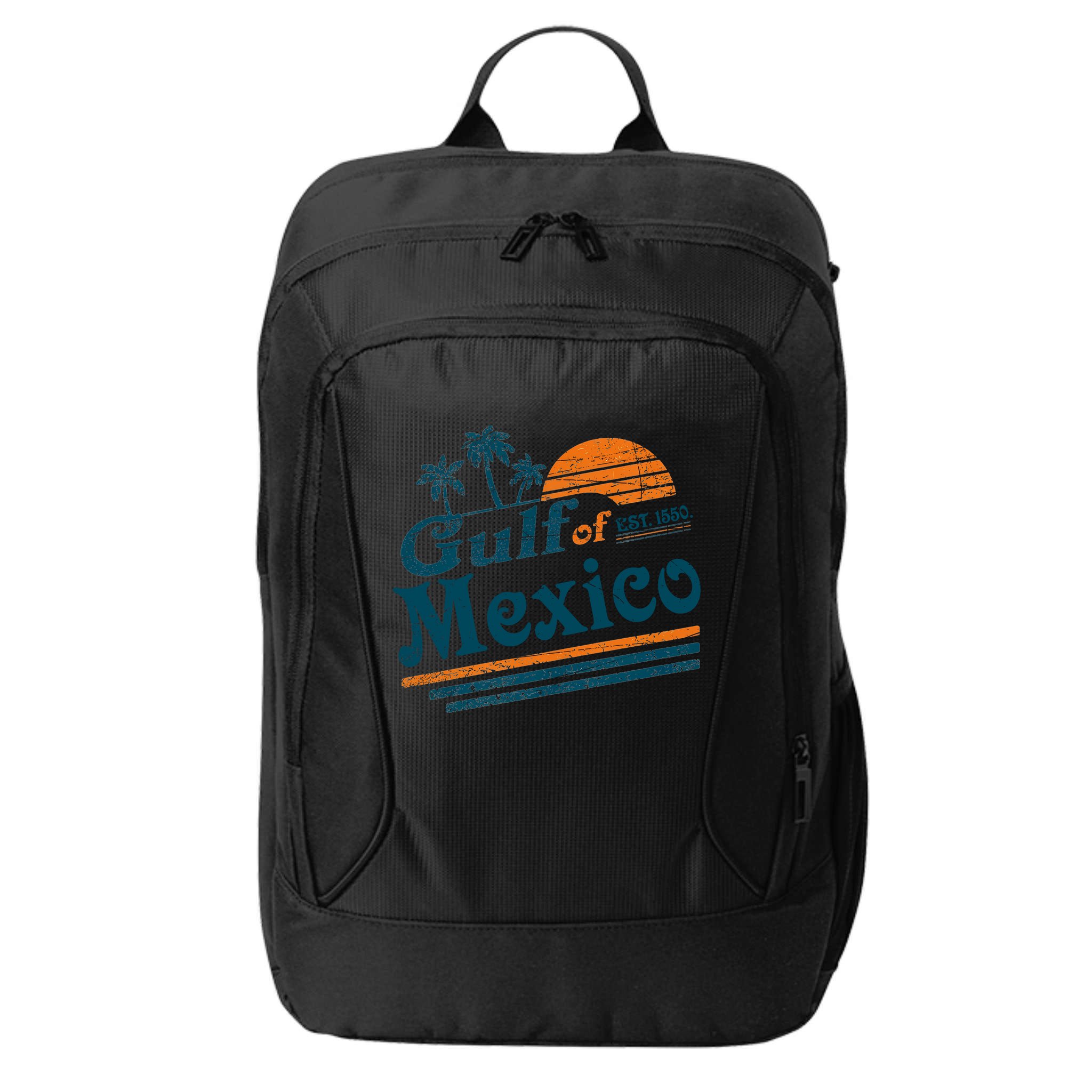 Gulf of Mexico Est 1550 Retro Vintage Beach Gulf of Mexico City Backpack