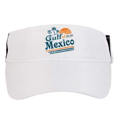 Gulf of Mexico Est 1550 Retro Vintage Beach Gulf of Mexico Adult Drive Performance Visor