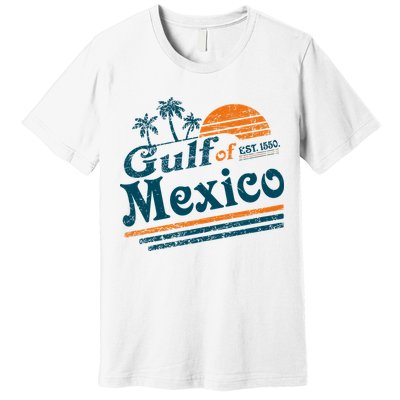 Gulf of Mexico Est 1550 Retro Vintage Beach Gulf of Mexico Premium T-Shirt