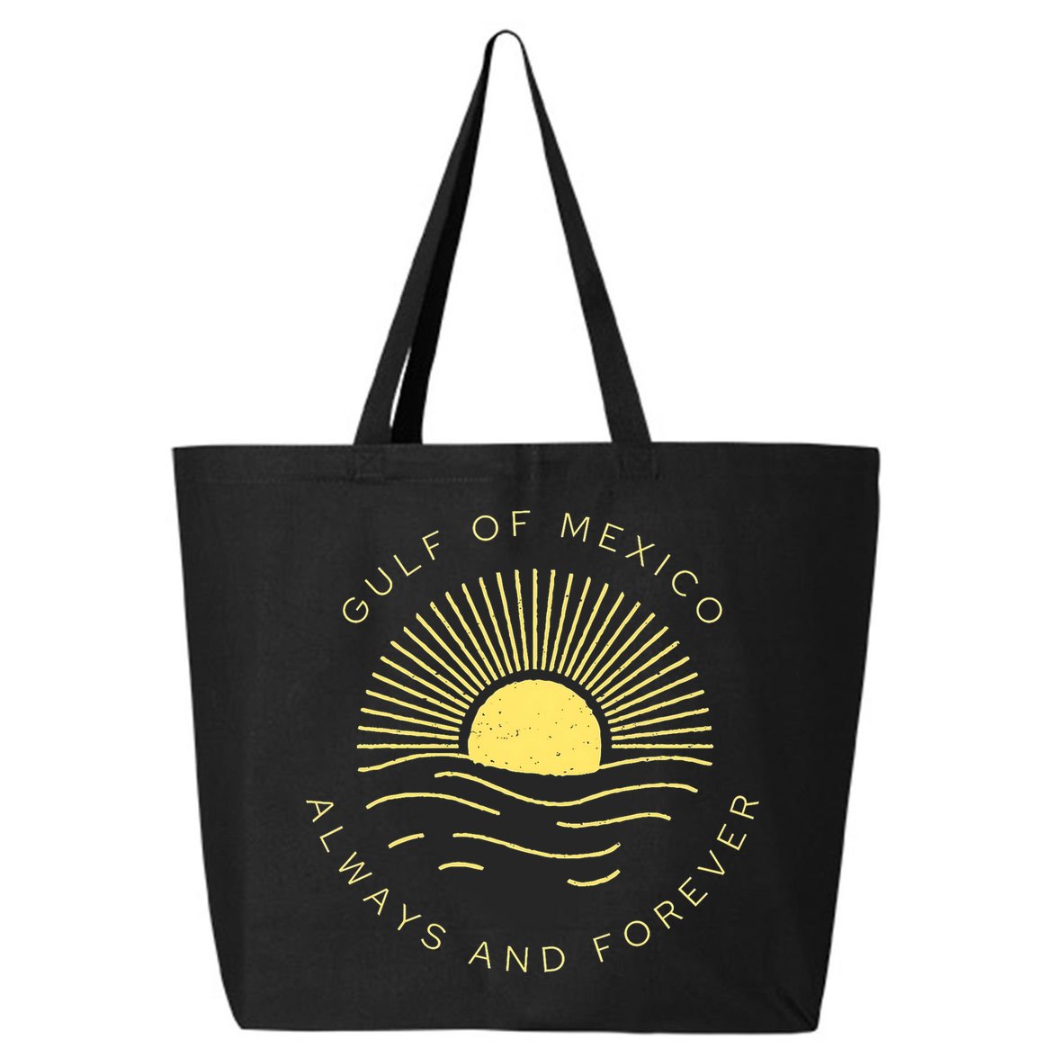 Gulf Of Mexico Always & Forever Vintage Sunset Political 25L Jumbo Tote
