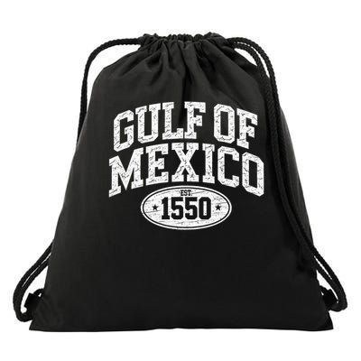 Gulf of Mexico Shirt Women Est 1550 Drawstring Bag