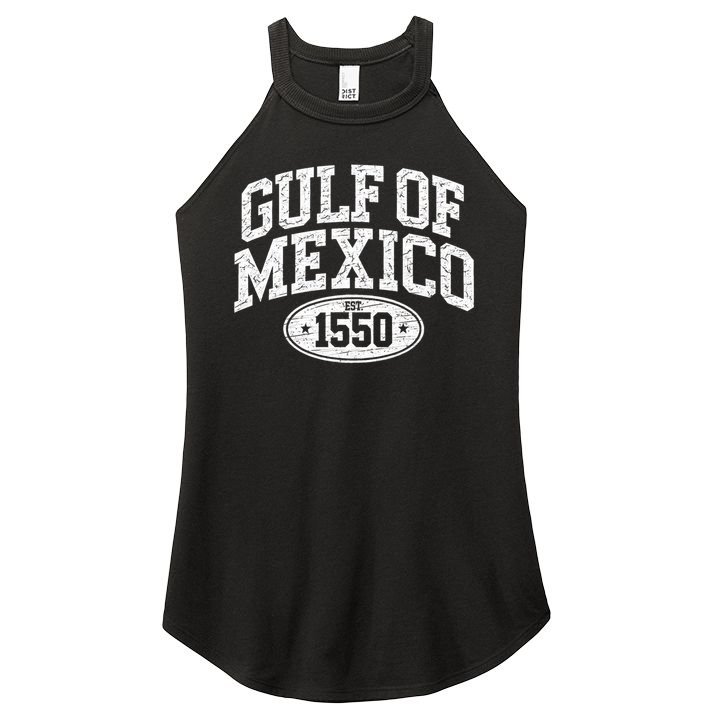 Gulf of Mexico Shirt Women Est 1550 Women's Perfect Tri Rocker Tank
