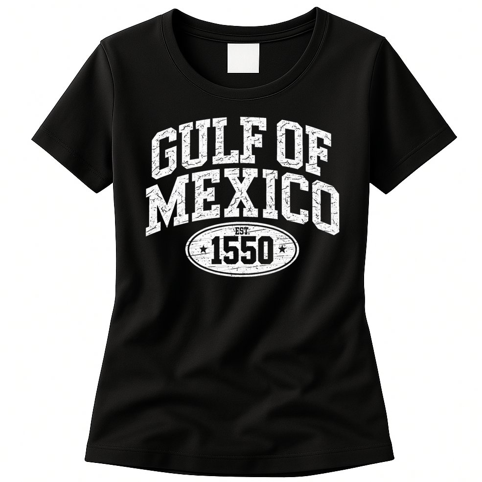 Gulf of Mexico Shirt Women Est 1550 Womens T-Shirt