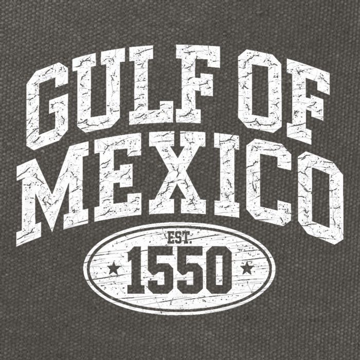 Gulf of Mexico Shirt Women Est 1550 Cotton Canvas Backpack