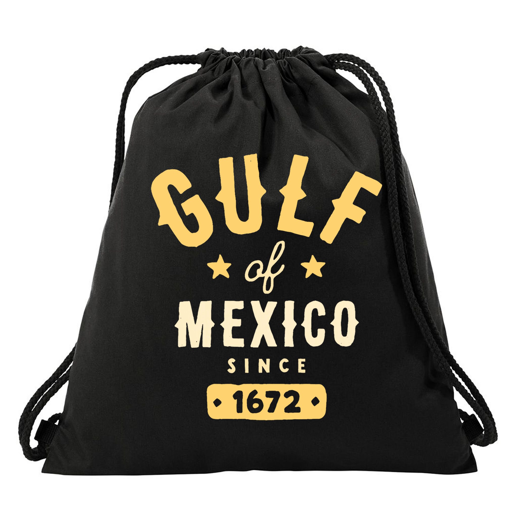 Gulf Of Mexico Since 1672 Drawstring Bag