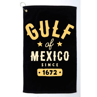 Gulf Of Mexico Since 1672 Golf Towel
