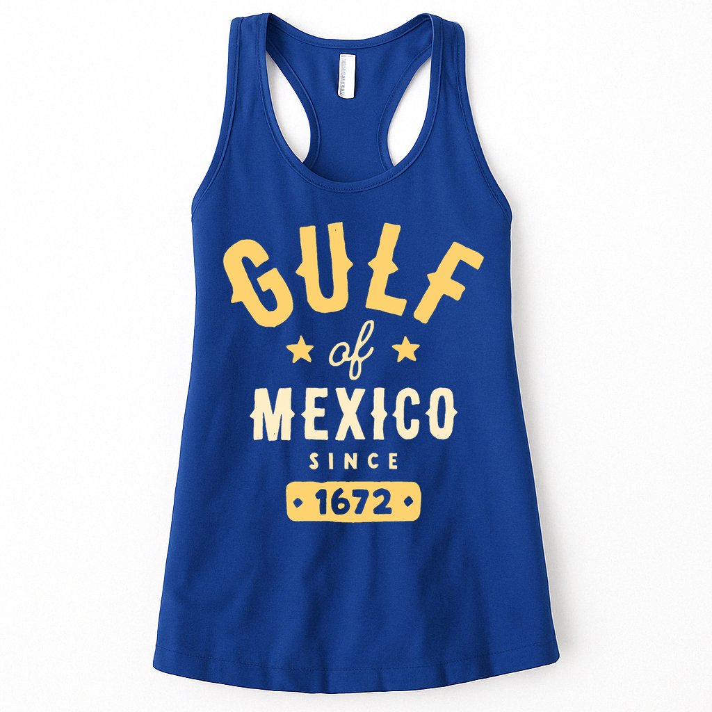 Gulf Of Mexico Since 1672 Womens Tank Top
