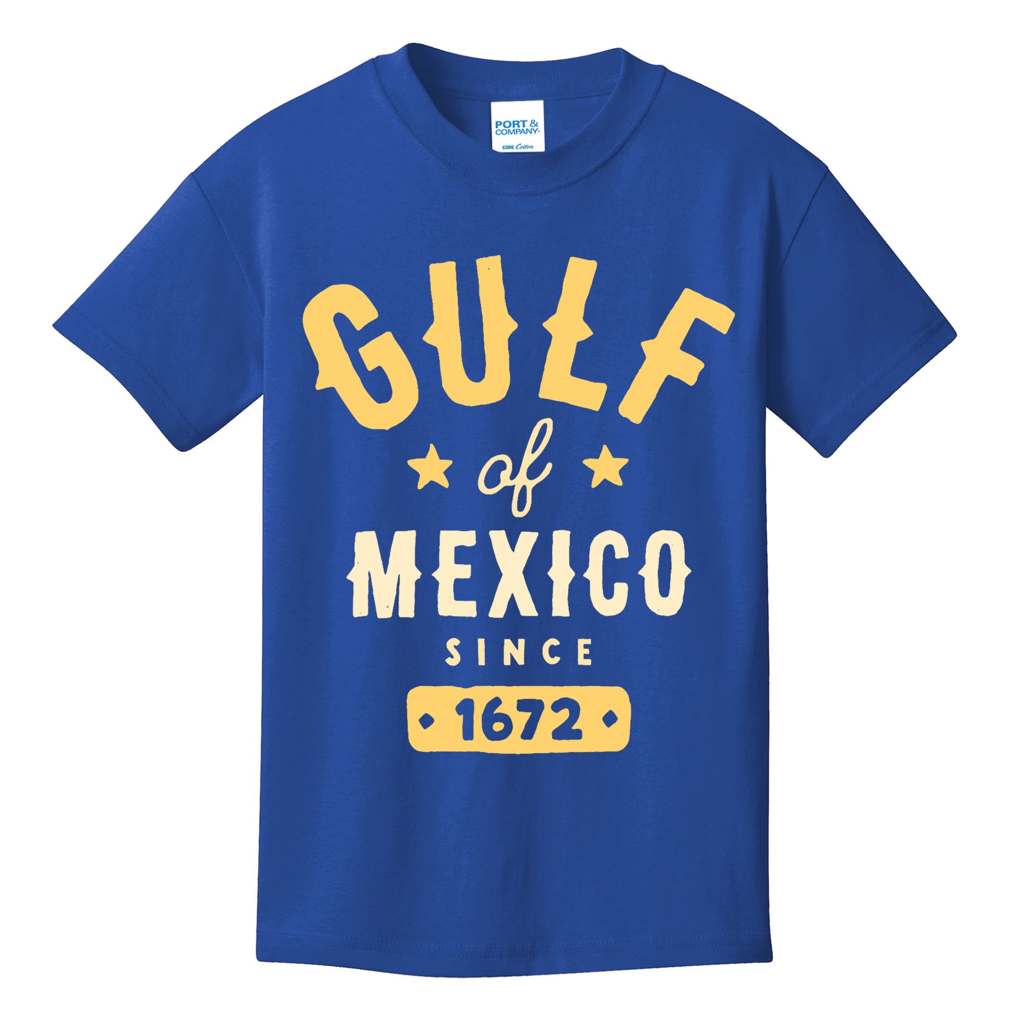 Gulf Of Mexico Since 1672 Kids T-Shirt