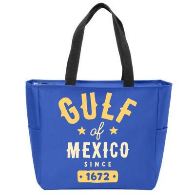 Gulf Of Mexico Since 1672 Zip Tote Bag