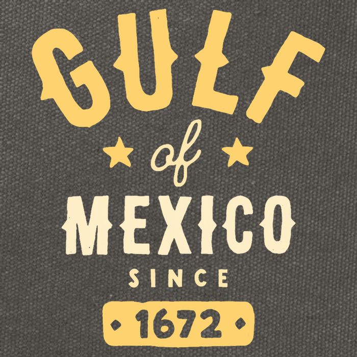 Gulf Of Mexico Since 1672 Cotton Canvas Backpack