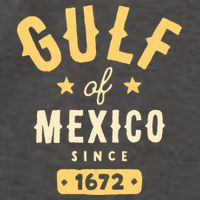 Gulf Of Mexico Since 1672 Vector Backpack