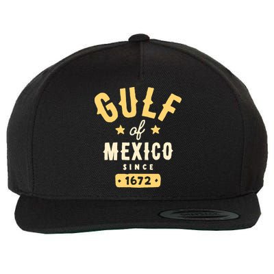 Gulf Of Mexico Since 1672 Wool Snapback Cap