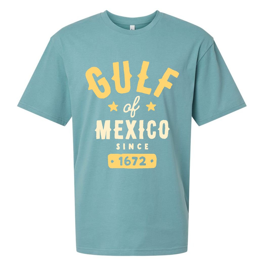 Gulf Of Mexico Since 1672 Sueded Cloud Jersey T-Shirt