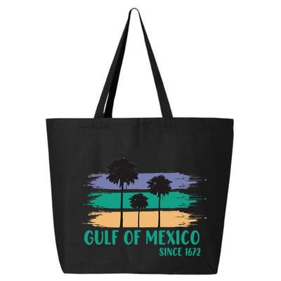 Gulf Of Mexico Since 1672 Retro Vintage Tree Art 25L Jumbo Tote