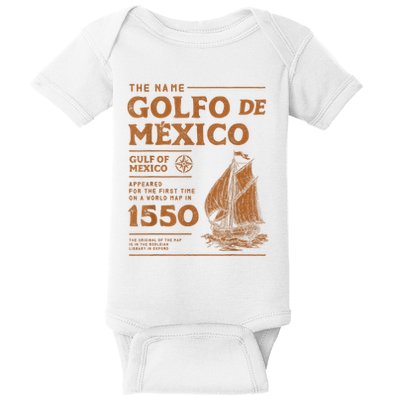Gulf Of Mexico First Map Since 1550 Baby Bodysuit