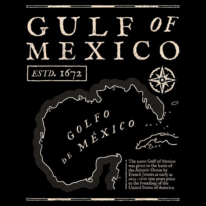 Gulf Of Mexico 1672 Historic Map Impact Tech Backpack