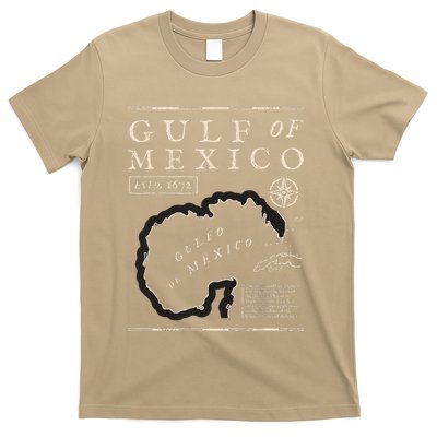 Gulf Of Mexico 1672 Historic Map T-Shirt