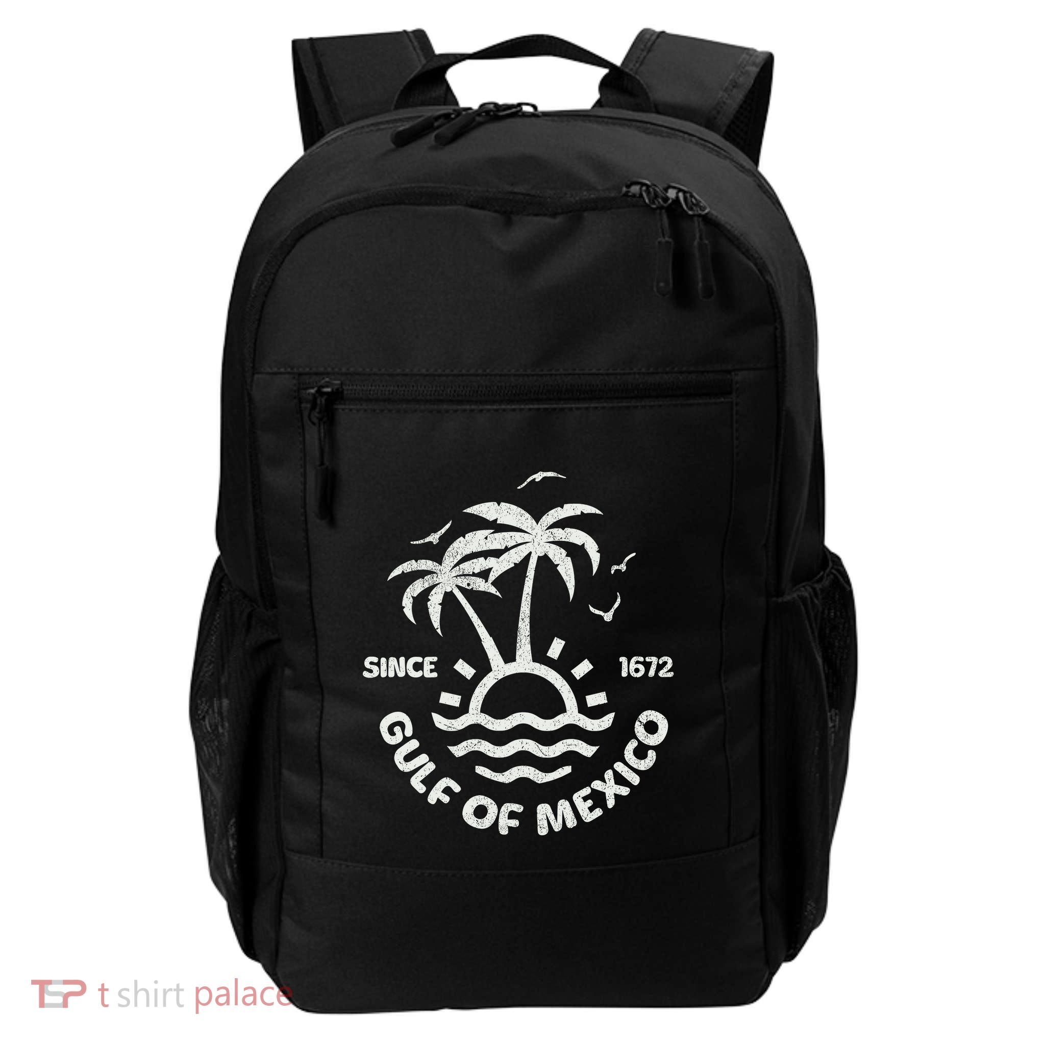 Gulf Of Mexico Forever Since 1672 Vintage Mexican Pride Backpack