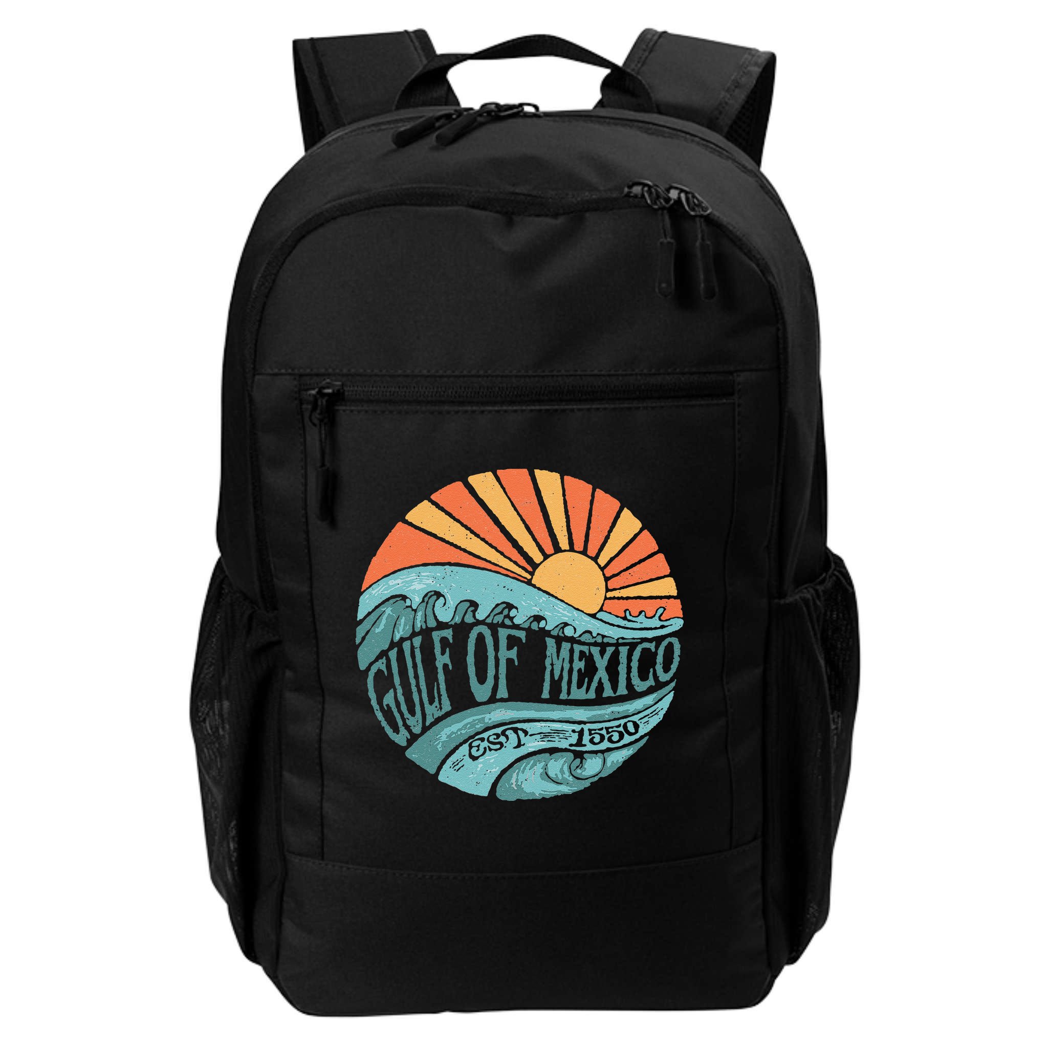 Gulf Of Mexico Est 1550 Retro Vintage Beach Gift Backpack