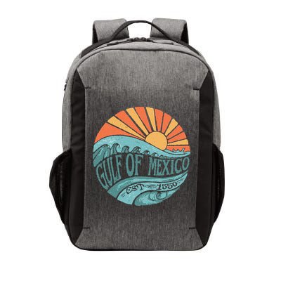 Gulf Of Mexico Est 1550 Retro Vintage Beach Gift Vector Backpack