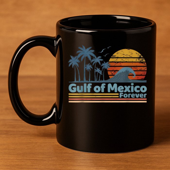 Gulf Of Mexico Forever 11oz C Handle Ceramic Mug