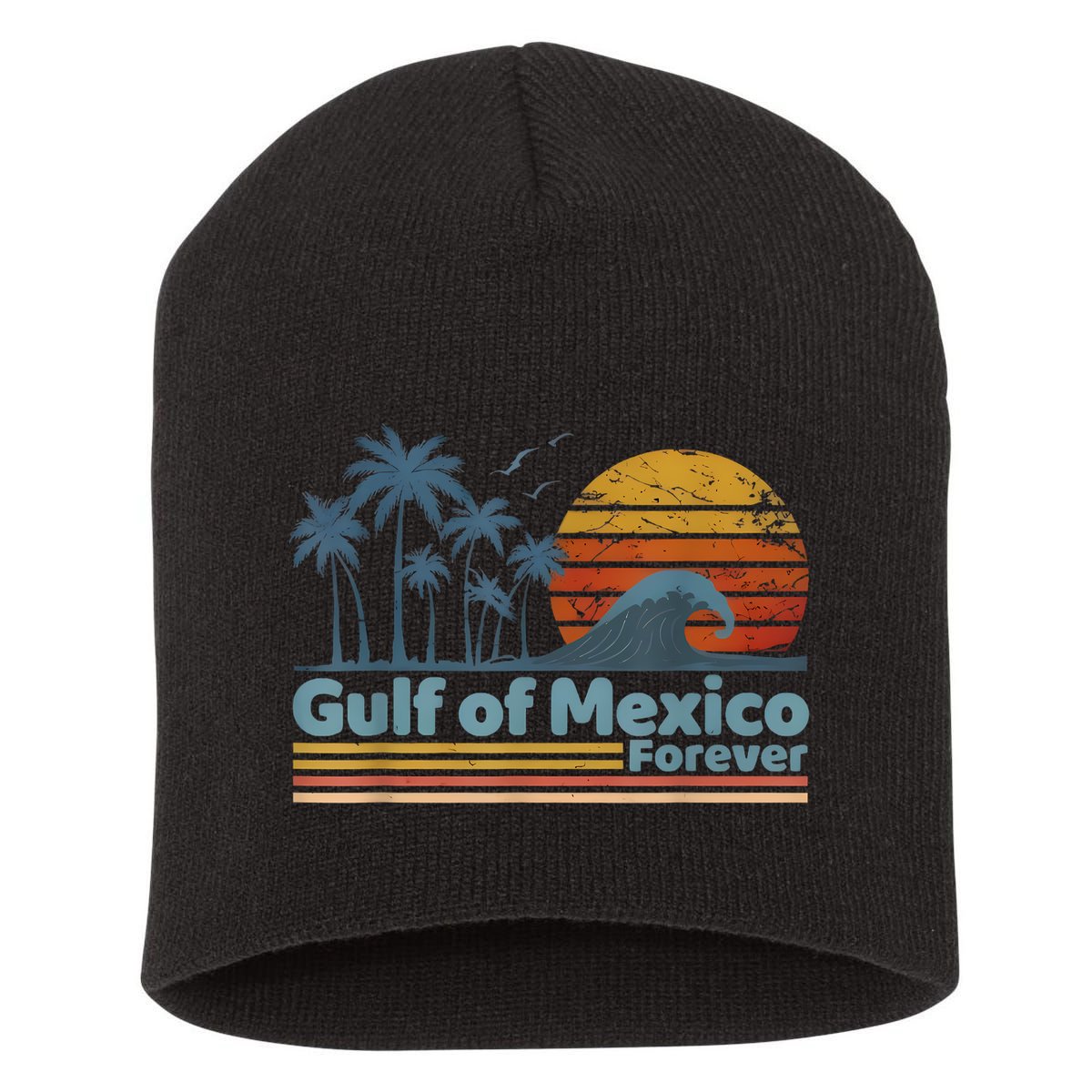 Gulf Of Mexico Forever Short Acrylic Beanie