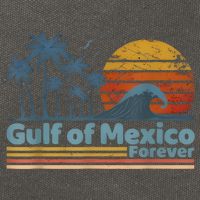Gulf Of Mexico Forever Cotton Canvas Backpack
