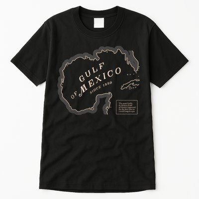 Gulf Of Mexico Map Tall T-Shirt