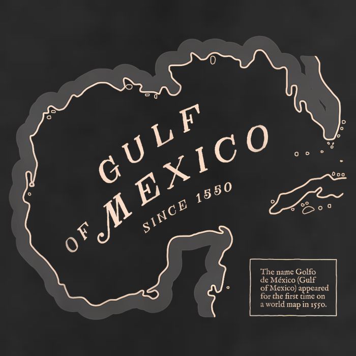 Gulf Of Mexico Map Adult Drive Performance Visor