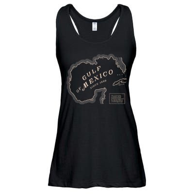 Gulf Of Mexico Map Ladies Essential Flowy Tank