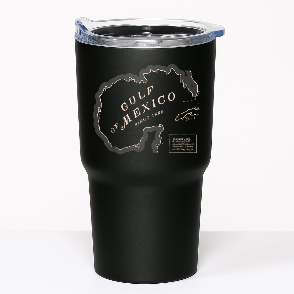 Gulf Of Mexico Map Tumbler
