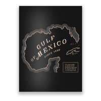 Gulf Of Mexico Map Poster