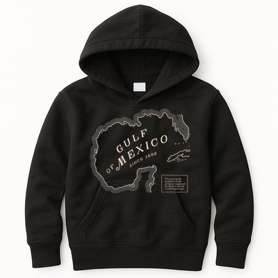 Gulf Of Mexico Map Kids Hoodie