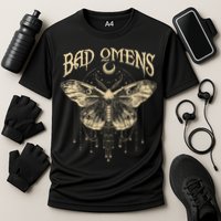 Graphic Omens Music 80s 90s Bad Classic Moths And Moons Cooling Performance Crew T-Shirt