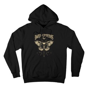 Graphic Omens Music 80s 90s Bad Classic Moths And Moons Hoodie