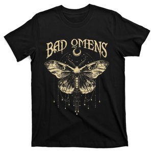 Graphic Omens Music 80s 90s Bad Classic Moths And Moons T-Shirt