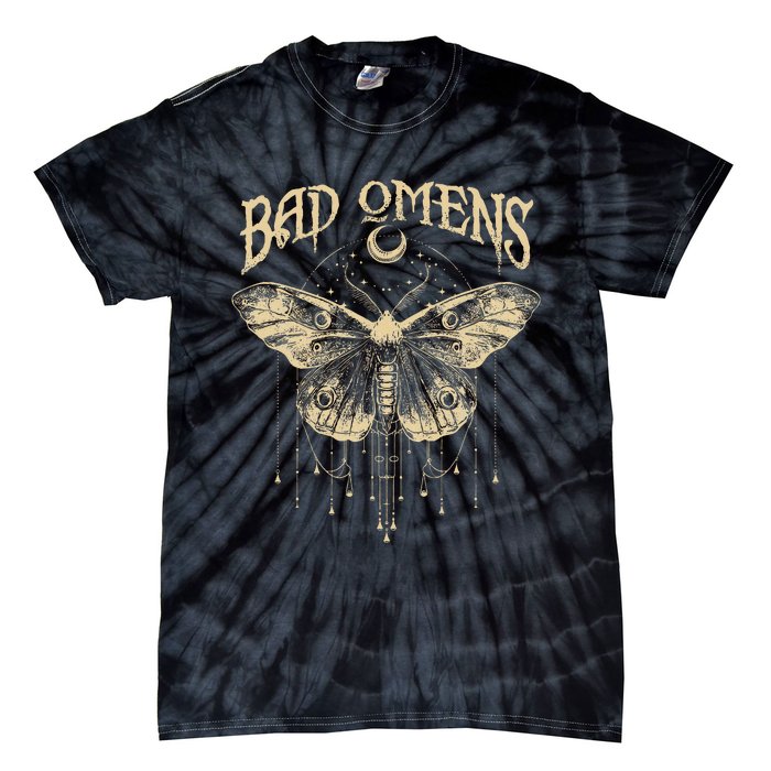 Graphic Omens Music 80s 90s Bad Classic Moths And Moons Tie-Dye T-Shirt