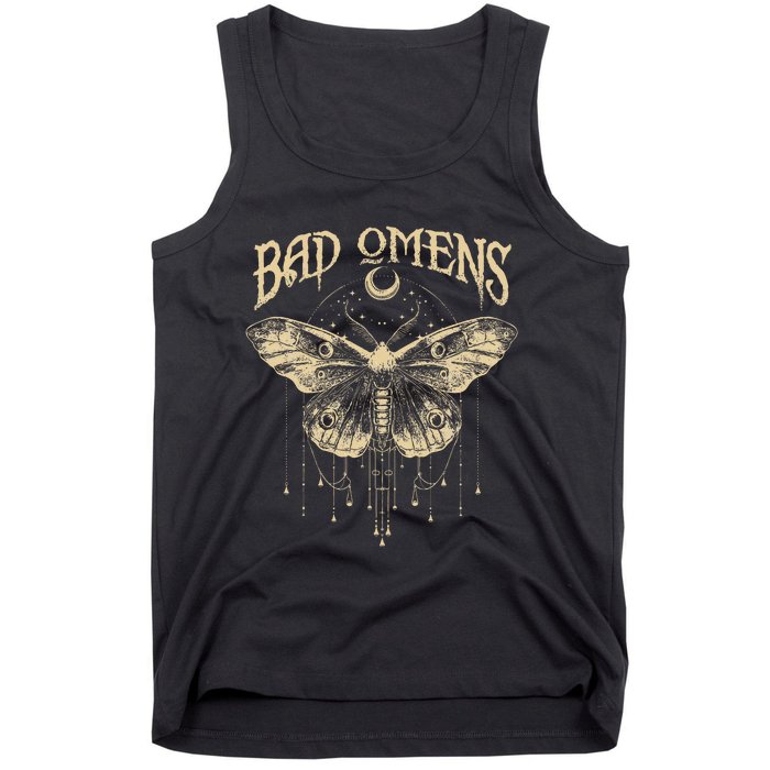 Graphic Omens Music 80s 90s Bad Classic Moths And Moons Tank Top