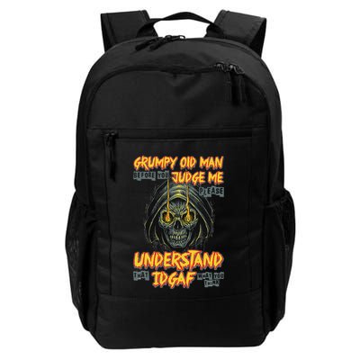 Grumpy Old Man Before You Judge Me Daily Commute Backpack