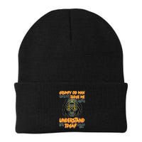 Grumpy Old Man Before You Judge Me Knit Cap Winter Beanie