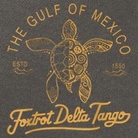 Gulf Of Mexico  Deltas Tangos Gulf Of Mexico Cotton Canvas Backpack