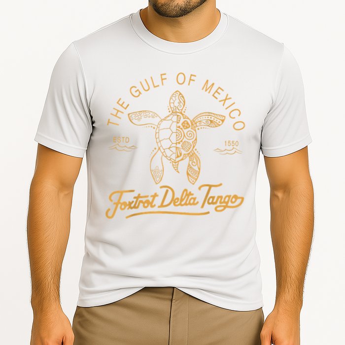 Gulf Of Mexico  Deltas Tangos Gulf Of Mexico Cooling Performance Crew T-Shirt