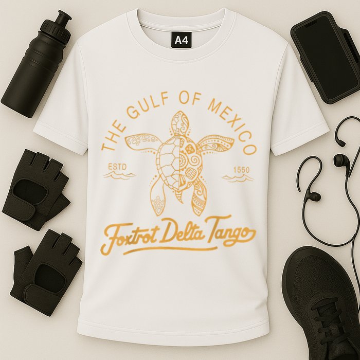 Gulf Of Mexico  Deltas Tangos Gulf Of Mexico Cooling Performance Crew T-Shirt