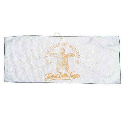 Gulf Of Mexico  Deltas Tangos Gulf Of Mexico Large Microfiber Waffle Golf Towel