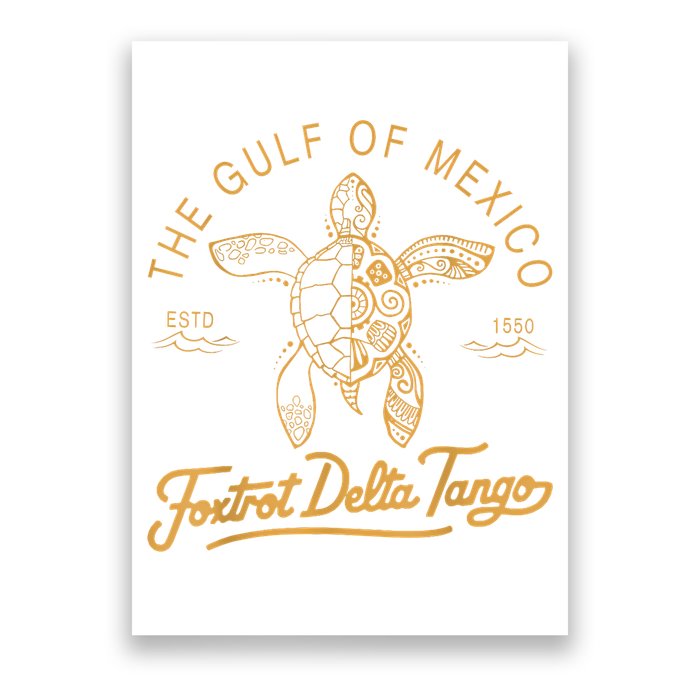 Gulf Of Mexico  Deltas Tangos Gulf Of Mexico Poster